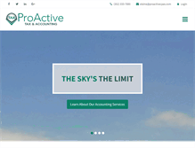 Tablet Screenshot of proactivecpas.com